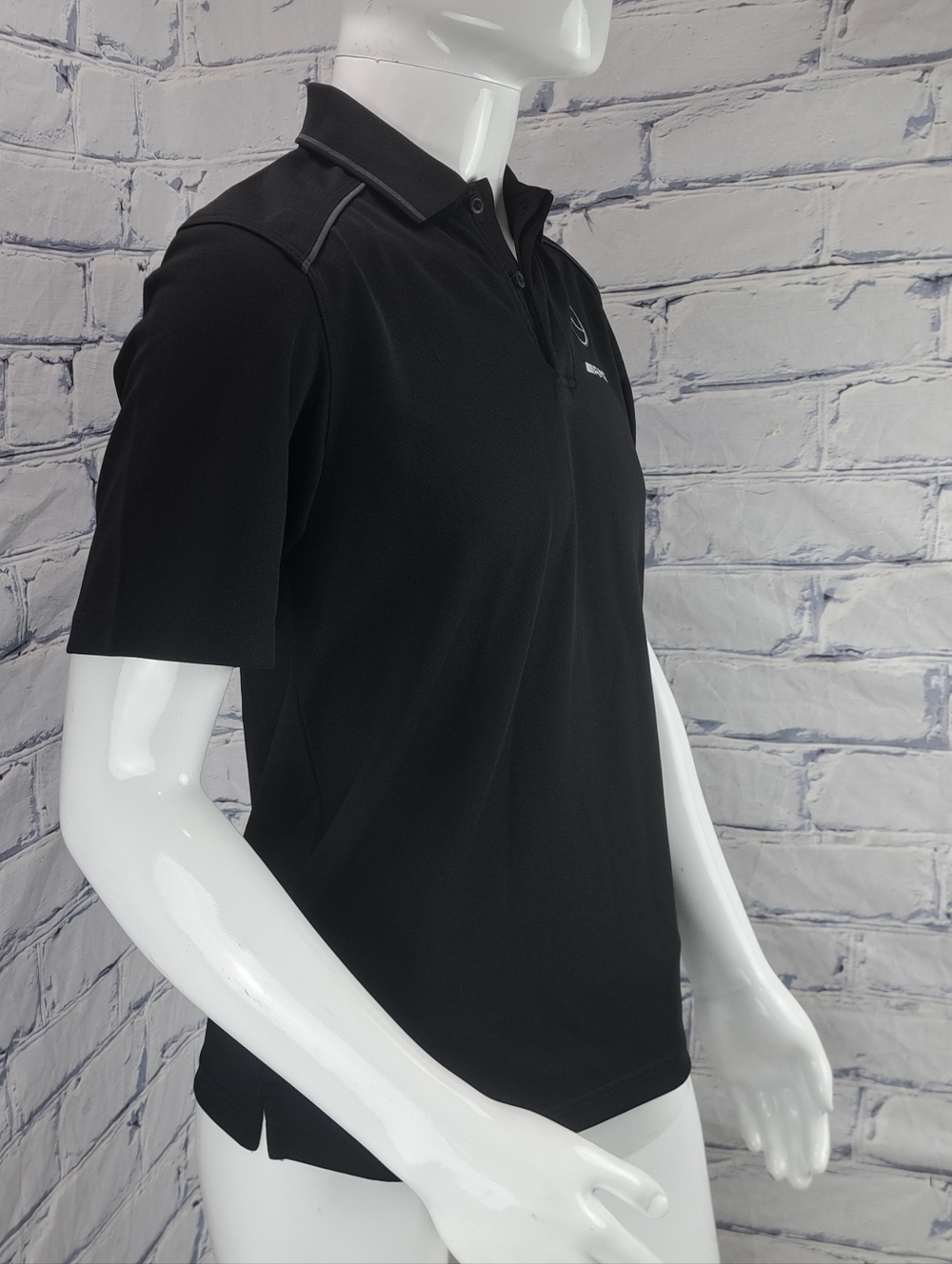 Mercedes Benz Men's Polo Shirt Logo AMG Promotional Hex Dry Stormtech golf Small - Picture 11 of 14